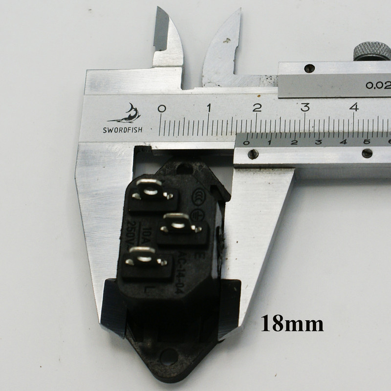 جک برق مادگی پاور کامپیوتر بیلگین مدل سه پین بسته 2 عددی جک برق مادگی پاور کامپیوتر بیلگین مدل سه پین بسته 2 عددی