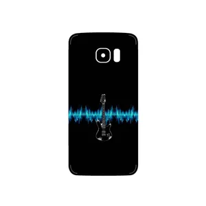 MAHOOT Electric Guitar Cover Sticker for Samsung Galaxy S7 Edge