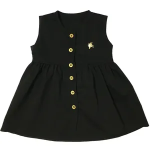 پیراهن دخترانه مدل دکمه ای