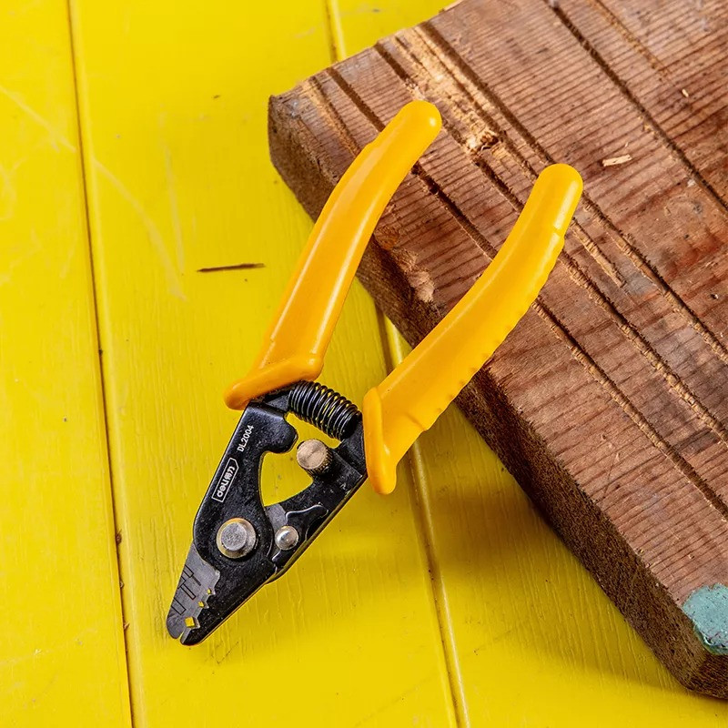 انبر سیم لخت کن فیبر نوری دلی مدل DL2004 سایز 6 اینچ