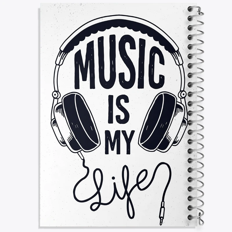 دفتر نت موسیقی 50 برگ خندالو مدل موسیقی کد F2539