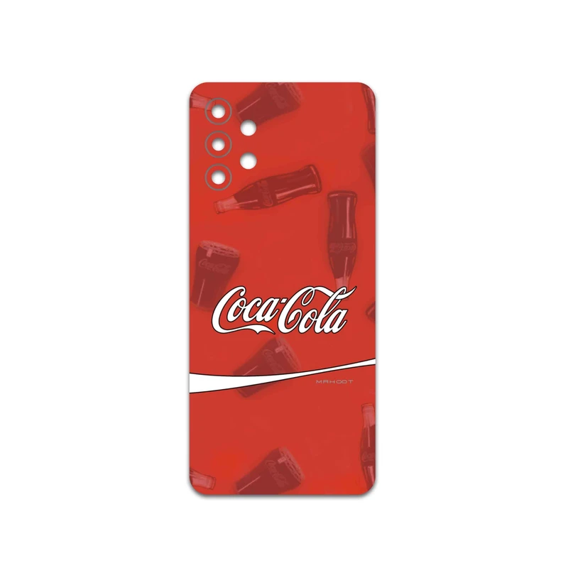 برچسب پوششی ماهوت مدل Coca-Cola-Logo مناسب برای گوشی موبایل سامسونگ Galaxy M32 5G