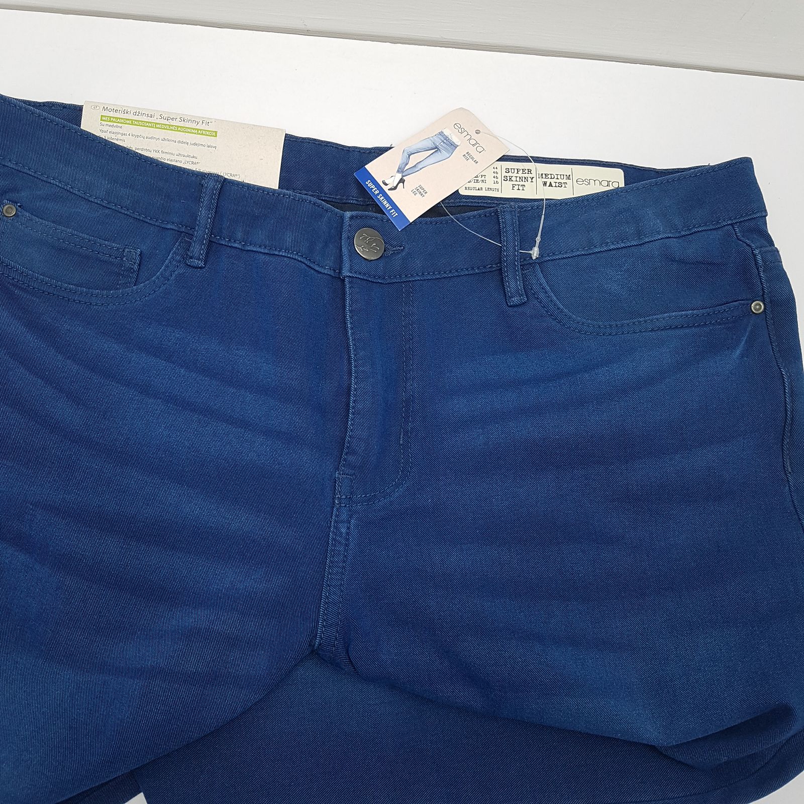 شلوار جین اسکینی زنانه اسمارا مدل سوپر اسکینی کد B2025LB -  - 3