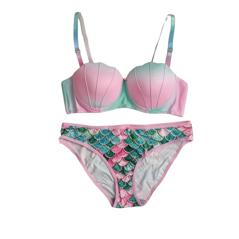 ست شورت و سوتین مدل پری دریایی