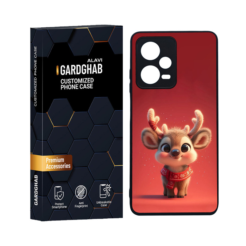 کاور گارد قاب علوی مدل دورژله ای کارتنی و انیمه مناسب برای گوشی موبایل شیائومی Redmi Note 12 Pro 5G