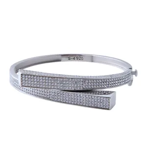  دستبند نقره زنانه بازرگانی میلادی کد DP_217