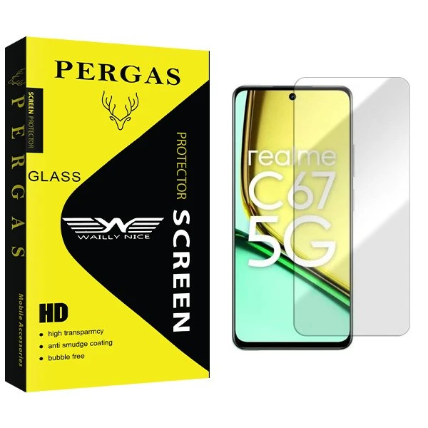 محافظ صفحه نمایش وایلی نایس مدل Pergas مناسب برای گوشی موبایل ریلمی C67