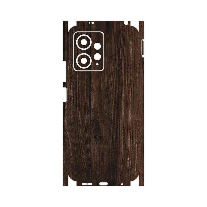 برچسب پوششی ماهوت مدل Dark_Walnut_Wood-FullSkin مناسب برای گوشی موبایل شیائومی Redmi Note 12 4G