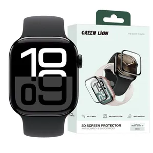 محافظ صفحه نمایش گرین لاین مدل 3D Screen Protector مناسب برای اپل واچ سری 10 سایز 46 میلی متری