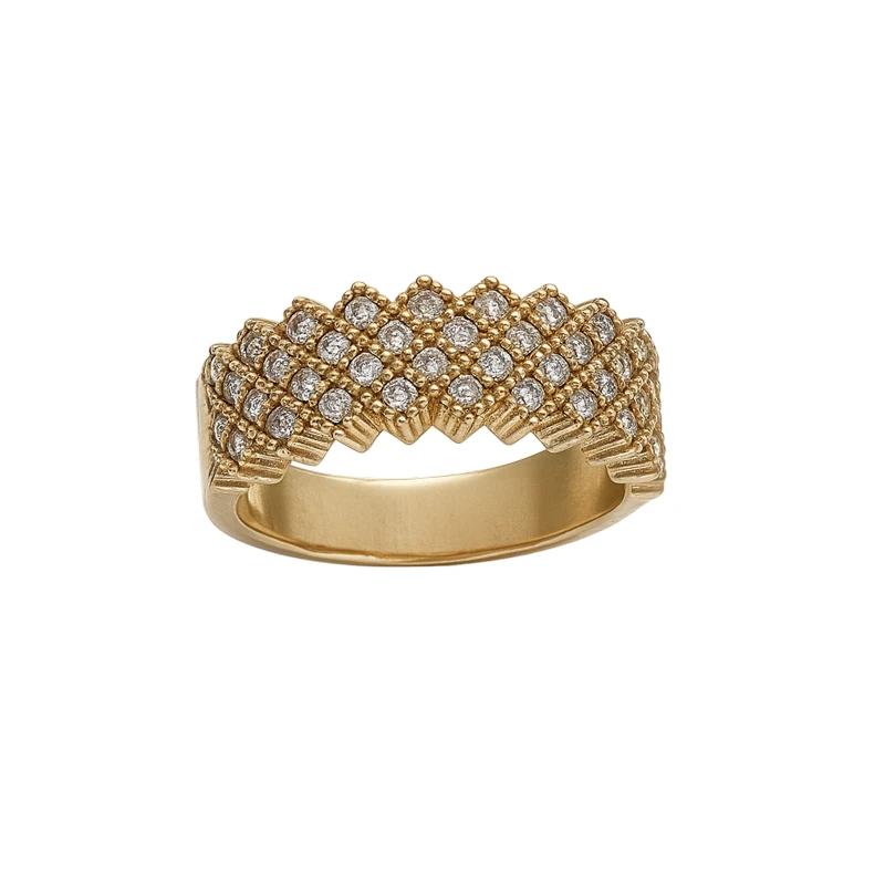 انگشتر زنانه مدل طلاروس کد JW576 