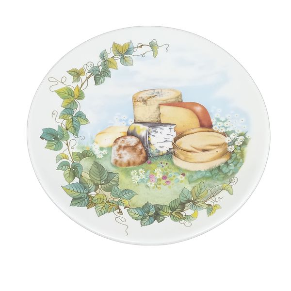 بشقاب طرح دهکده پنیر و تنقلات کد 01