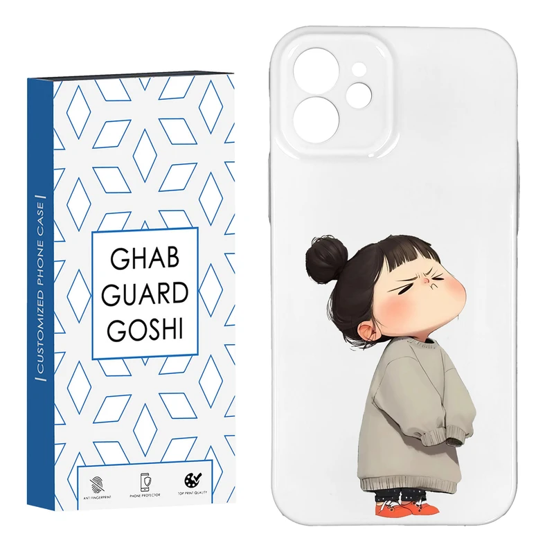 کاور قاب گارد گوشی طرح فانتزی دختر ملوس کد HARD-02 مناسب برای گوشی موبایل اپل IPHONE 12