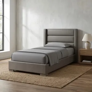 تخت خواب ملامینه یک نفره مدل مارال سایز 90×200 سانتی متر