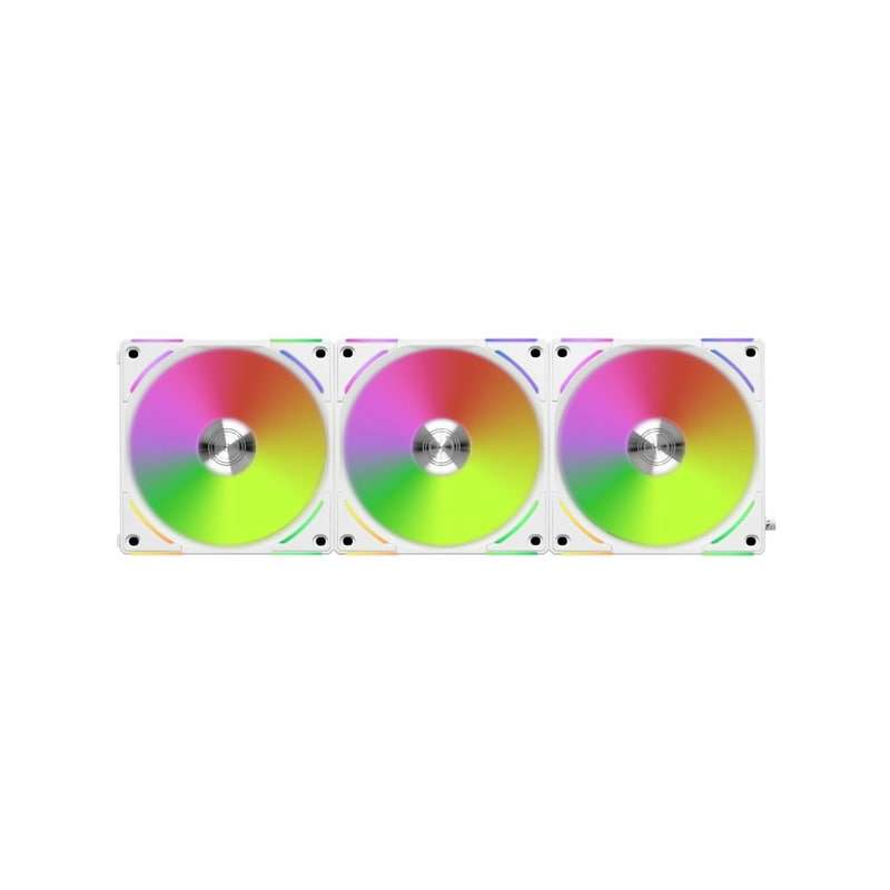 فن کیس لیان لی مدل UNI FAN AL 120 V2 Wh بسته 3 عددی فن کیس لیان لی مدل UNI FAN AL 120 V2 Wh بسته 3 عددی