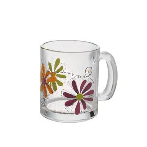 لیوان مدل برگونوو لته طرح گل کد 122