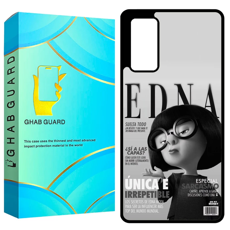 کاور قاب گارد طرح Edna مدل GCHPS20F مناسب برای گوشی موبایل سامسونگ Galaxy S20 FE 4G / S20 FE 5G / S20 FE 2022