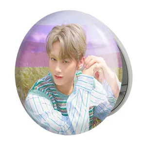 آینه جیبی خندالو طرح جونهی گروه سونتین Seventeen مدل تاشو کد 21604 