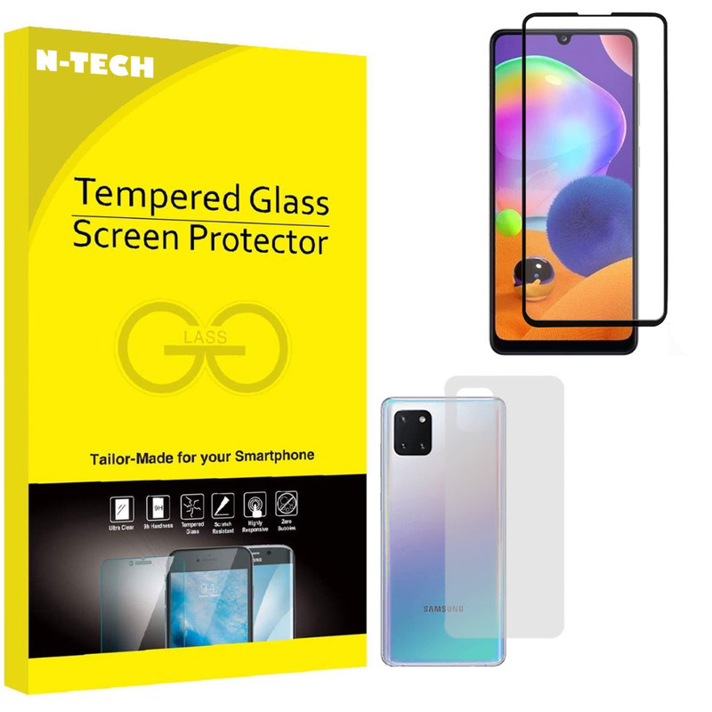  محافظ صفحه نمایش انتک مدل FUBKM-01 مناسب برای گوشی موبایل سامسونگ Galaxy Note 10 Lite به همراه محافظ پشت گوشی 