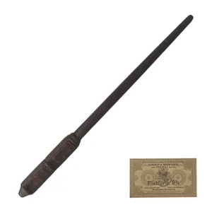 اسباب بازی زینتی مدل چوب دستی هری پاتر طرح پروفسور اسنیپ به همراه کارت قطار