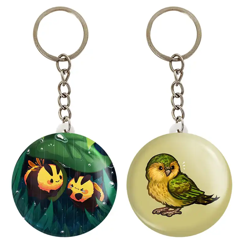 جاکلیدی خندالو مدل گنجشک و زنبور حیوانات بامزه کد 2104121052 مجموعه 2 عددی