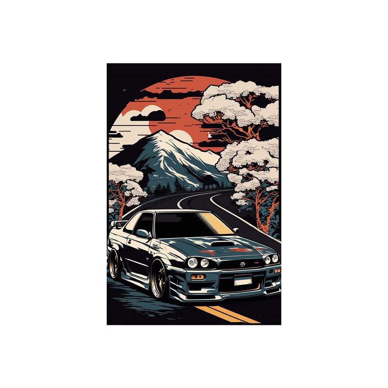پوستر بوم استیکر مدل ماشین ژاپن کد MG4