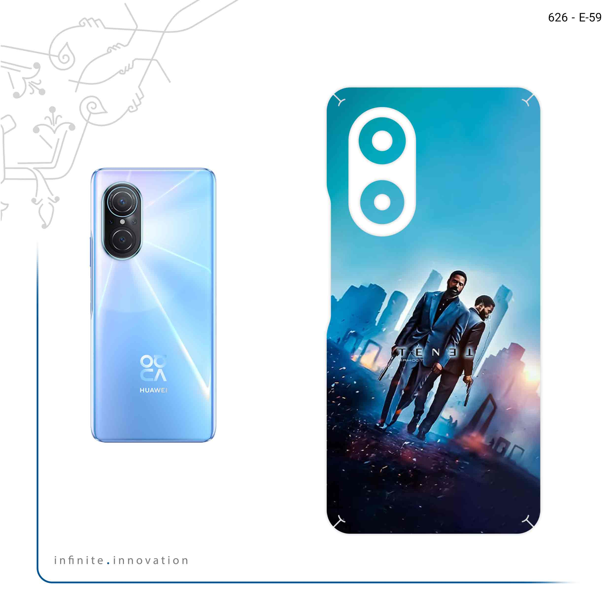 برچسب پوششی ماهوت مدل Tenet مناسب برای گوشی موبایل هوآوی Nova 9 SE