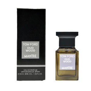 عطر جیبی مانتره مدل Tom Ford Oud Woodحجم 25 میلی لیتر