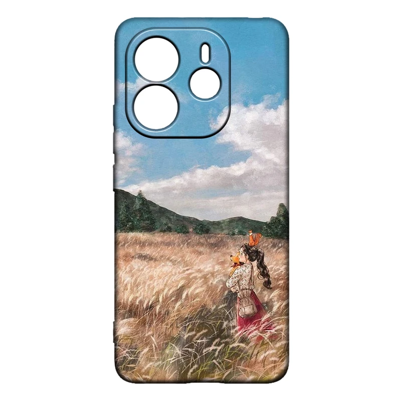 کاور طرح دخترانه کد 233 مناسب برای گوشی موبایل شیائومی Redmi Note 14 4G