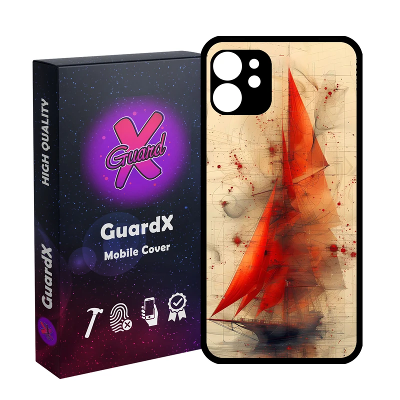 کاور گارد ایکس طرح کشتی مدل Glass10812 مناسب برای گوشی موبایل اپل iPhone 11