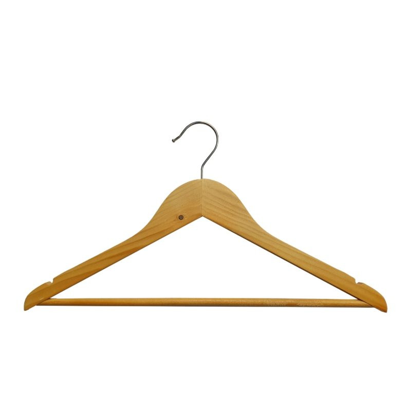 چوب لباسی مدل چوبی کد 12 بسته 12 عددی