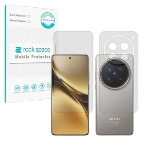 Rock space Resistant model matte screen protector suitable for Vivo X200 Pro mobile phone along with the back protector