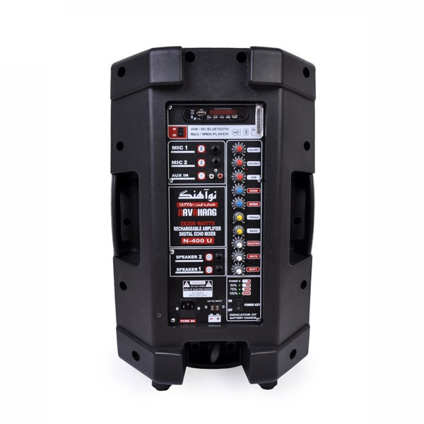 اکو پرتابل نوآهنگ مدل N400 به همراه میکروفن بی سیم