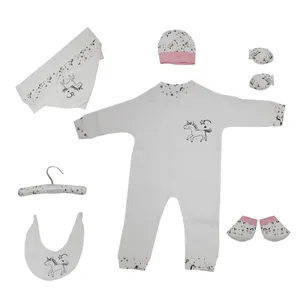 ست 7 تکه لباس نوزاد طرح اسب