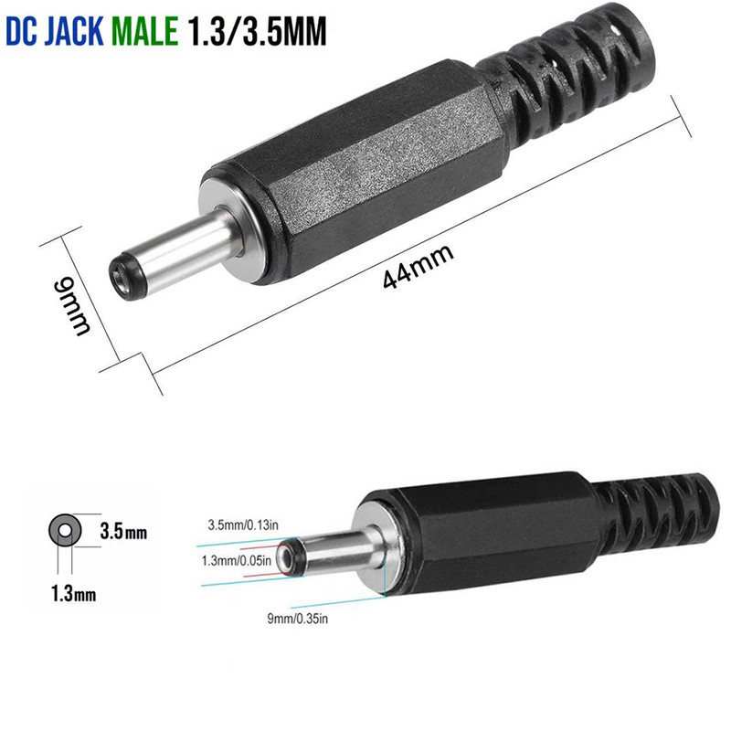 فیش تغذیه آداپتور مدل 3.5x1.3mm