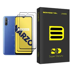 Somastel SD Glass MIX002 Screen Protector For Realme Narzo 10A Pack Of 2