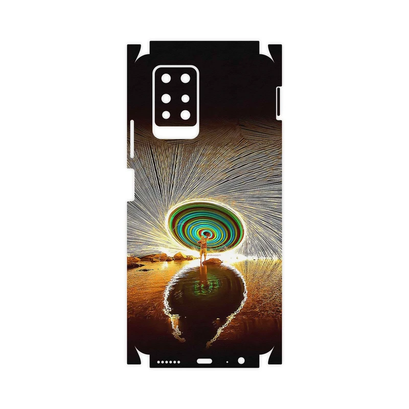 برچسب پوششی ماهوت مدل Night Light Fountain-FullSkin مناسب برای گوشی موبایل اینفینیکس Note 10 Pro