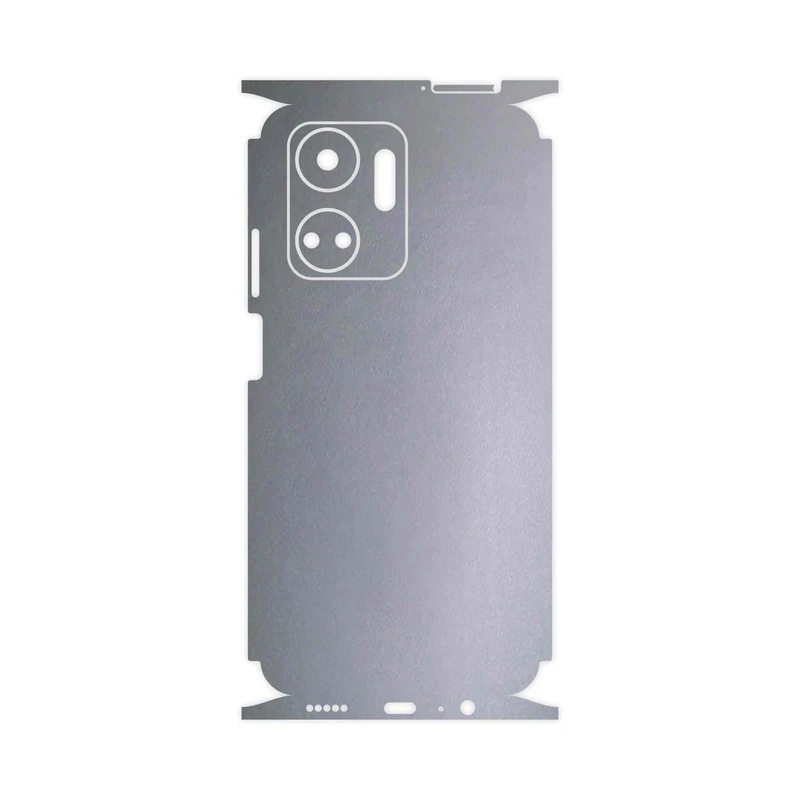 برچسب پوششی ماهوت مدل Matte-Silver-FullSkin مناسب برای گوشی موبایل آنر X7a