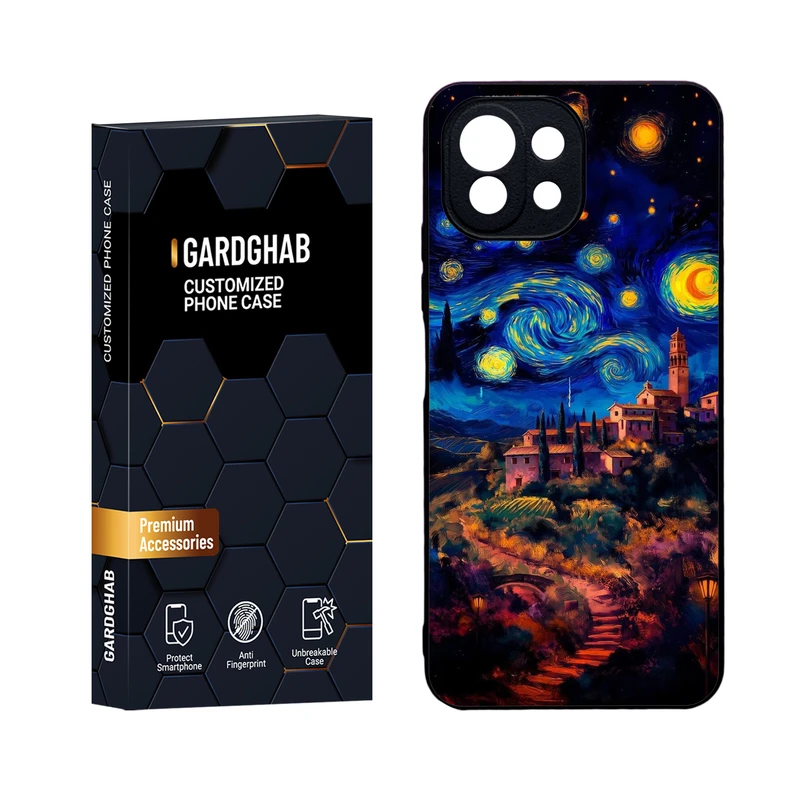 کاور گارد قاب مدل دورژله ای هنری مناسب برای گوشی موبایل شیائومی Mi 11 Lite 4G / 5G