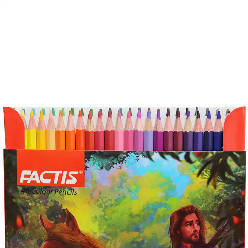 مداد رنگی 48 رنگ فکتیس کد 12