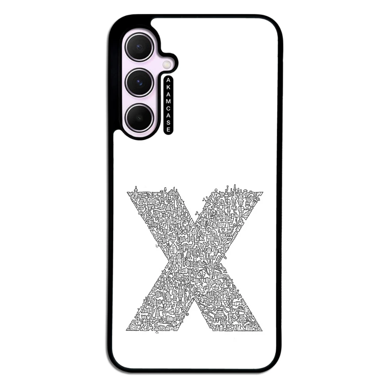 کاور آکام مدل AMC-WSGA35-ALPHADOODLEBET-24 مناسب برای گوشی موبایل سامسونگ Galaxy A35