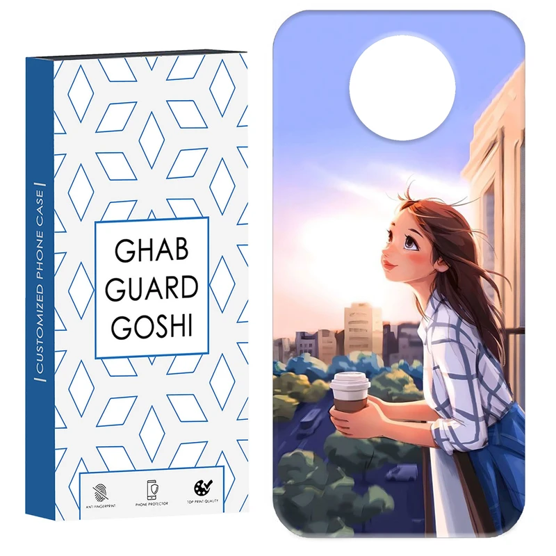 کاور قاب گارد گوشی طرح دخترانه کد Dimo-016 مناسب برای گوشی موبایل شیائومی Redmi Note 9T