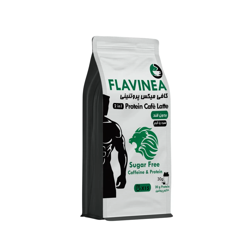 کافی میکس پروتئینی 2×1 بدون قند رژیمی فلاوینا - 450 گرم