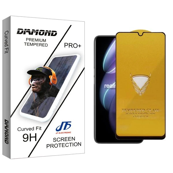 محافظ صفحه نمایش جی اف مدل Diamond OG مناسب برای گوشی موبایل ریلمی V30