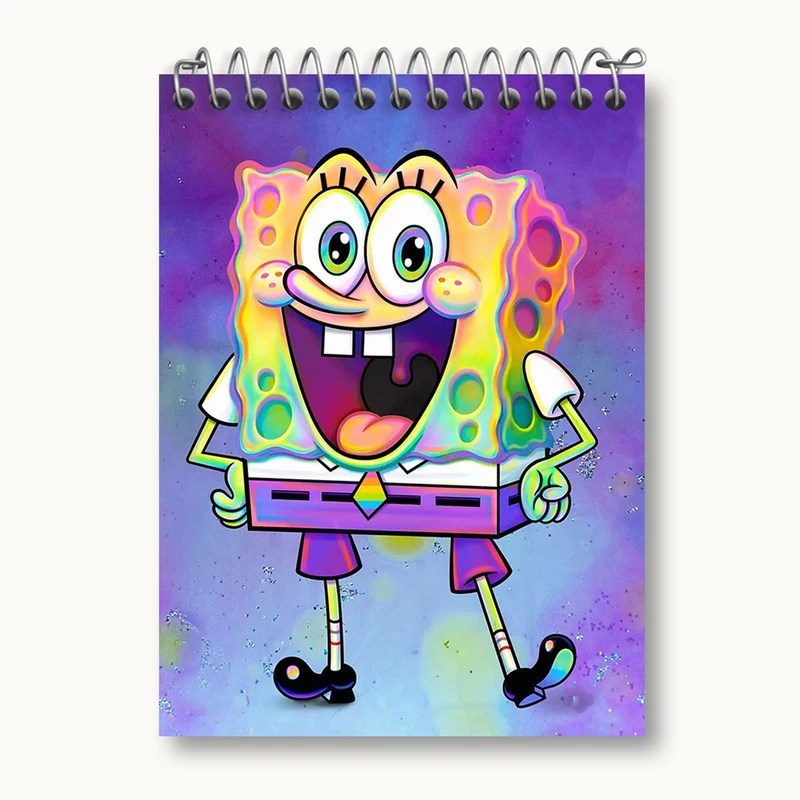 دفتر یادداشت 50 برگ خندالو مدل باب اسفنجی کد 24706