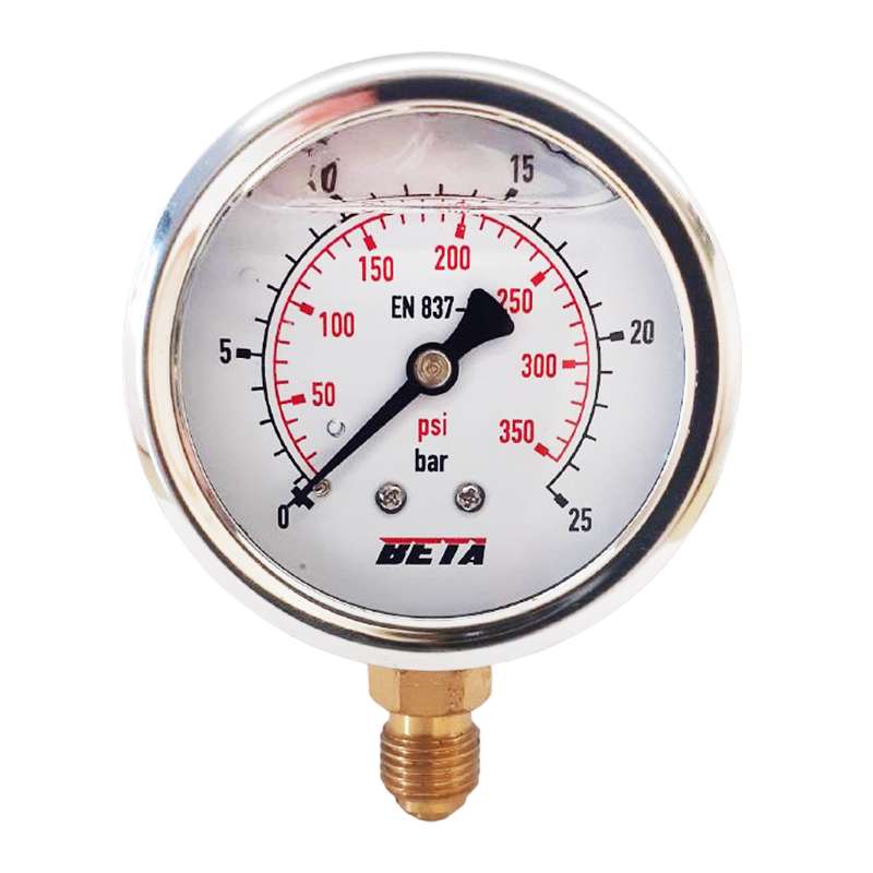 گیج فشار بتا مدل 25bar-6cm-LF گیج فشار بتا مدل 25bar-6cm-LF