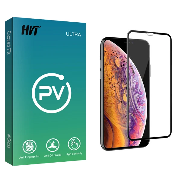 محافظ صفحه نمایش اچ وی تی مدل PV glass مناسب برای گوشی موبایل اپل Iphone XS MAX