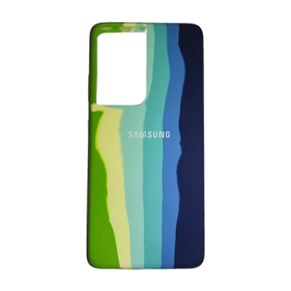 کاور مدل رنگین کمانی مناسب برای گوشی موبایل سامسونگ Galaxy S21 Ultra