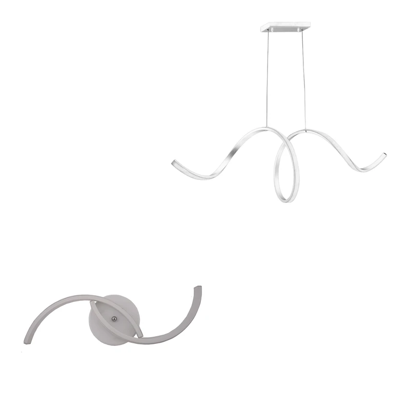 چراغ دیواری و چراغ آویز مدرن چشمه نور کد L6362L6350 بسته دو عددی