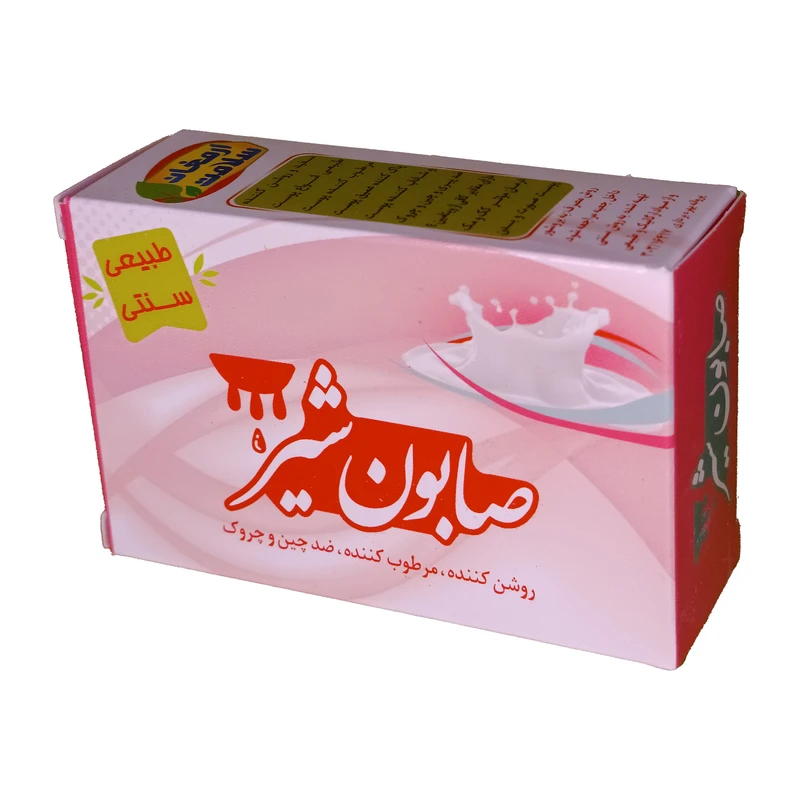 صابون مرطوب کننده شیر فدک مدل ارمغان وزن 90 گرم