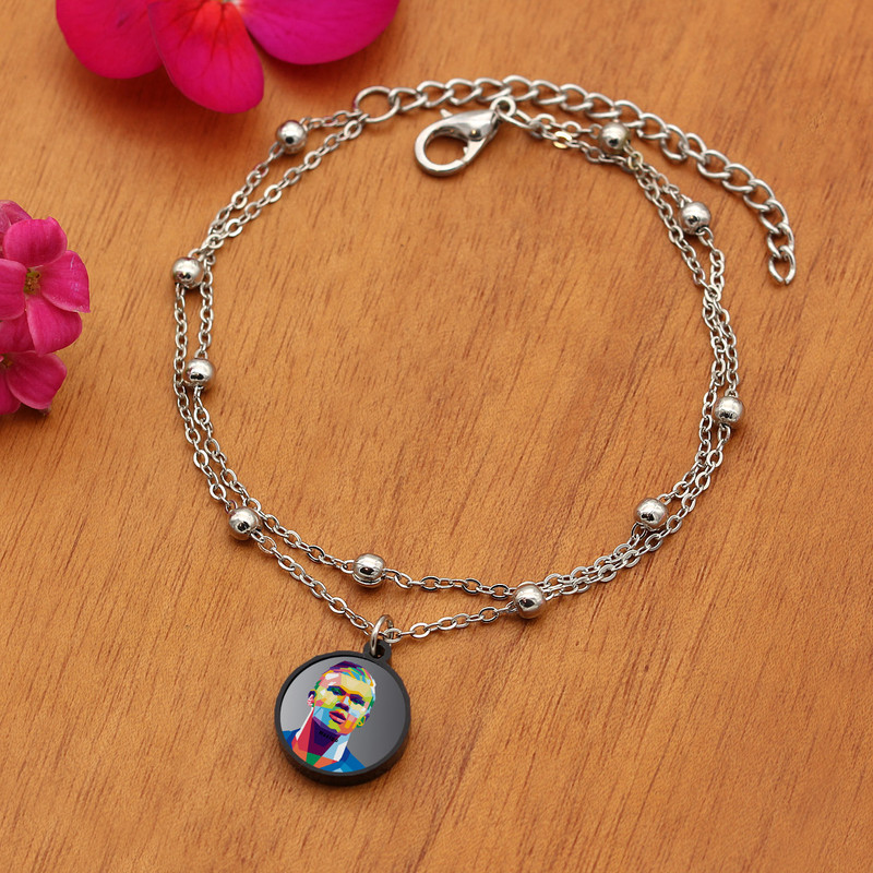 پابند زنانه ناکسیگو مدل شب تاب طرح ارلینگ هالند کد LB7390